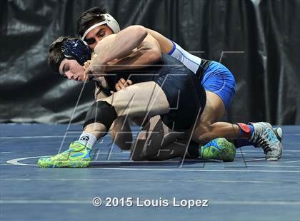 Thumbnail 1 in CIF SS Masters Wrestling Championships (Day 1) photogallery.