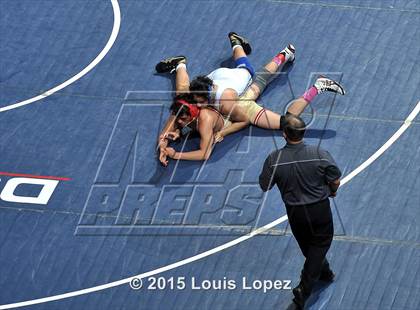 Thumbnail 1 in CIF SS Masters Wrestling Championships (Day 1) photogallery.