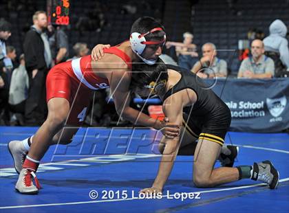 Thumbnail 3 in CIF SS Masters Wrestling Championships (Day 1) photogallery.