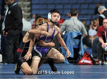 Thumbnail 1 in CIF SS Masters Wrestling Championships (Day 1) photogallery.