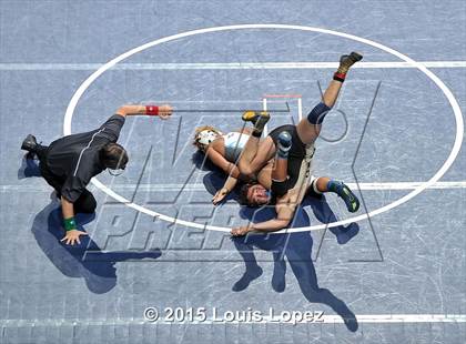 Thumbnail 3 in CIF SS Masters Wrestling Championships (Day 1) photogallery.