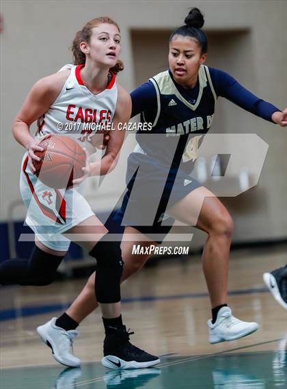 Thumbnail 3 in Santa Fe Christian vs. Mater Dei Catholic (So. Cal. Holiday Prep Classic) photogallery.