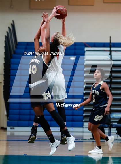 Thumbnail 3 in Santa Fe Christian vs. Mater Dei Catholic (So. Cal. Holiday Prep Classic) photogallery.
