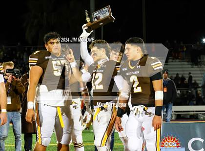 Thumbnail 2 in Los Gatos vs. Saint Francis (CIFCCS D1 Final) photogallery.