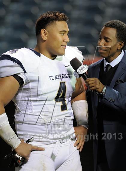 Thumbnail 2 in St. John Bosco vs. Mater Dei (CIF SS Pac-5 Division Final) photogallery.
