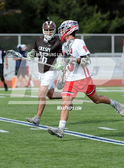 Thumbnail 1 in Crespi @ Beckman (CIF SS D1 Playoffs) photogallery.