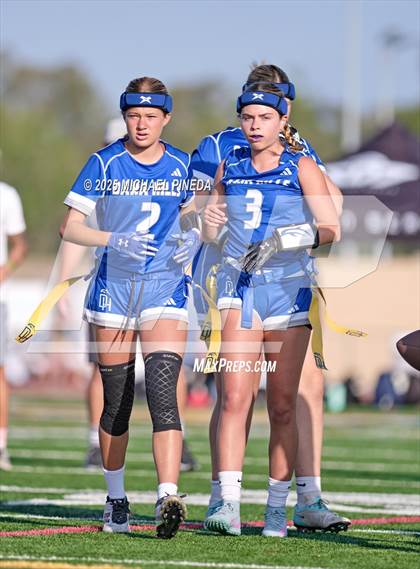 Thumbnail 3 in Dana Hills vs. La Habra (El Toro HS Tournament) photogallery.