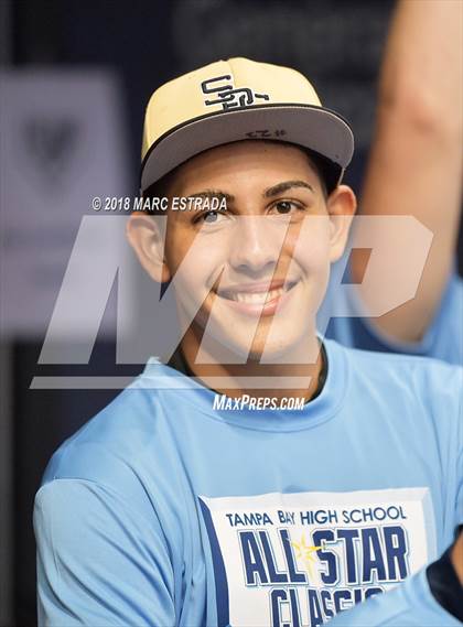 Thumbnail 2 in Tampa Bay High School All Star Classic 2018 photogallery.