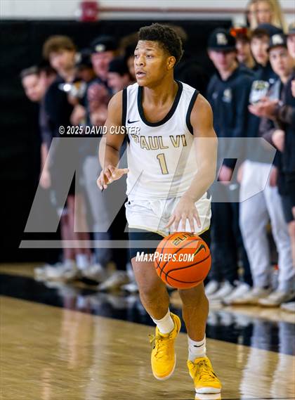 Thumbnail 1 in Bishop Ireton @ Paul VI (WCAC Quater Final) photogallery.