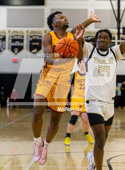 Thumbnail 2 in Bishop Ireton @ Paul VI (WCAC Quater Final) photogallery.