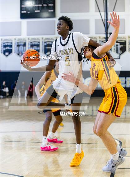 Thumbnail 1 in Bishop Ireton @ Paul VI (WCAC Quater Final) photogallery.