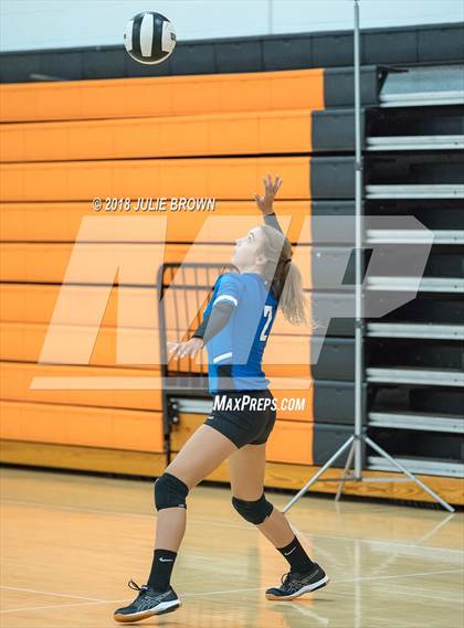 Thumbnail 3 in Eastern Hancock vs Sheridan (Hoosiers Volleyball Invitational) photogallery.
