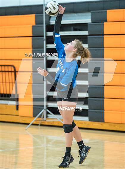 Thumbnail 3 in Eastern Hancock vs Sheridan (Hoosiers Volleyball Invitational) photogallery.