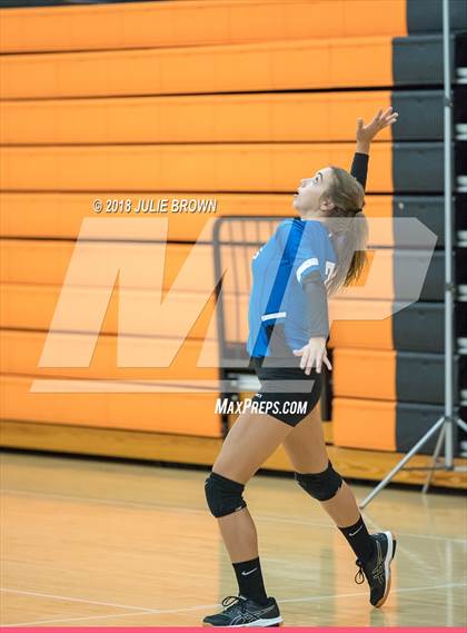 Thumbnail 2 in Eastern Hancock vs Sheridan (Hoosiers Volleyball Invitational) photogallery.