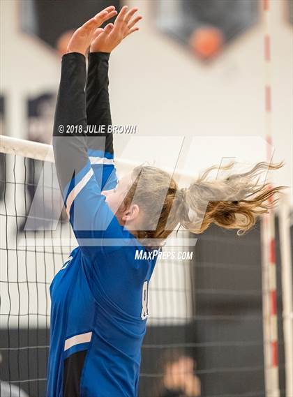 Thumbnail 2 in Eastern Hancock vs Sheridan (Hoosiers Volleyball Invitational) photogallery.