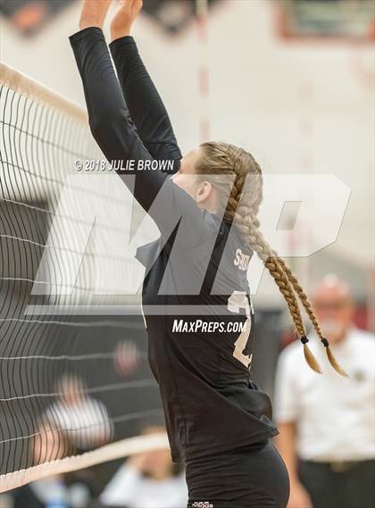 Thumbnail 3 in Eastern Hancock vs Sheridan (Hoosiers Volleyball Invitational) photogallery.