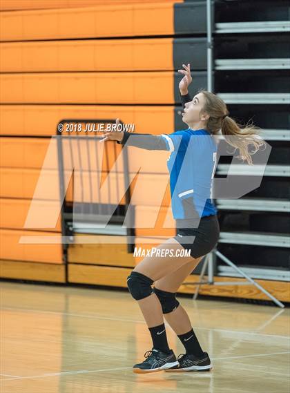 Thumbnail 3 in Eastern Hancock vs Sheridan (Hoosiers Volleyball Invitational) photogallery.
