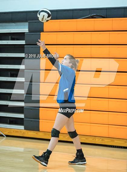 Thumbnail 3 in Eastern Hancock vs Sheridan (Hoosiers Volleyball Invitational) photogallery.