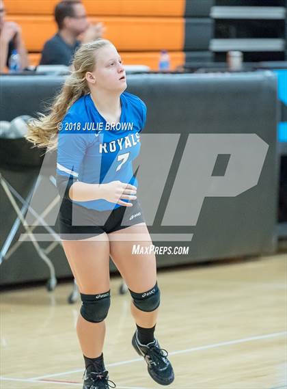 Thumbnail 3 in Eastern Hancock vs Sheridan (Hoosiers Volleyball Invitational) photogallery.
