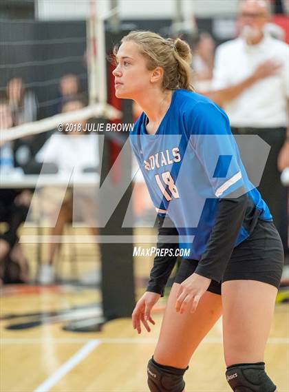 Thumbnail 2 in Eastern Hancock vs Sheridan (Hoosiers Volleyball Invitational) photogallery.