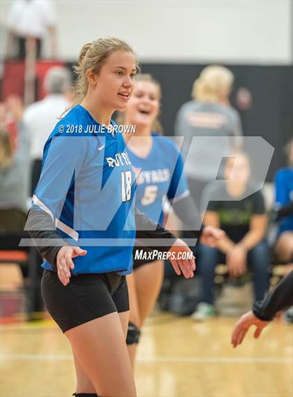 Thumbnail 2 in Eastern Hancock vs Sheridan (Hoosiers Volleyball Invitational) photogallery.