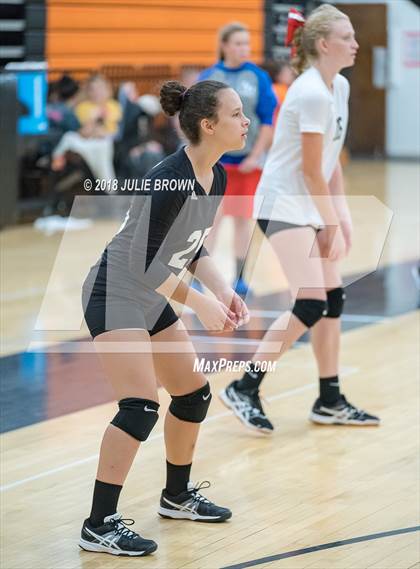 Thumbnail 2 in Eastern Hancock vs Sheridan (Hoosiers Volleyball Invitational) photogallery.
