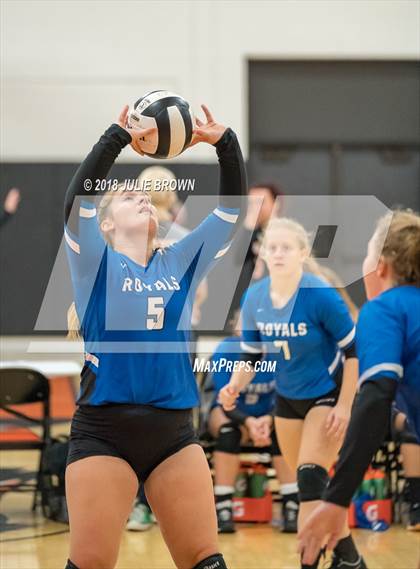 Thumbnail 2 in Eastern Hancock vs Sheridan (Hoosiers Volleyball Invitational) photogallery.