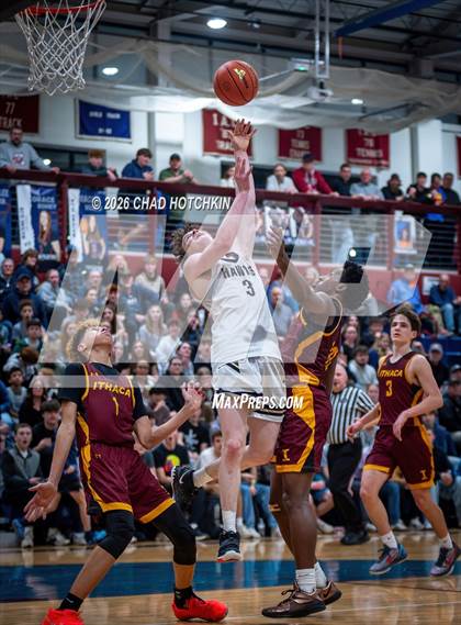 Thumbnail 1 in Ithaca vs Corning-Painted Post (NYSPHSAA Section 4 Class AAA Final) photogallery.