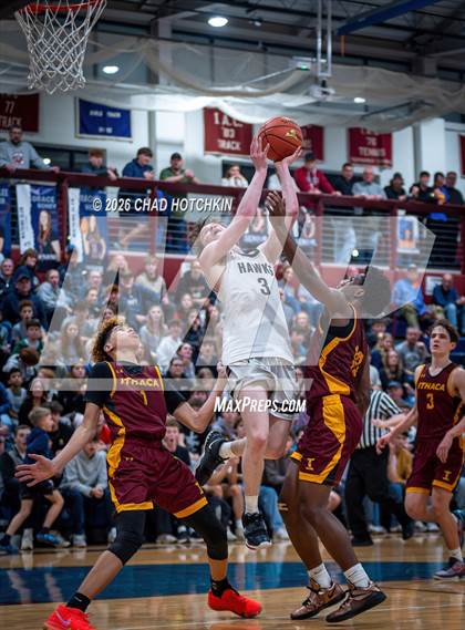 Thumbnail 3 in Ithaca vs Corning-Painted Post (NYSPHSAA Section 4 Class AAA Final) photogallery.