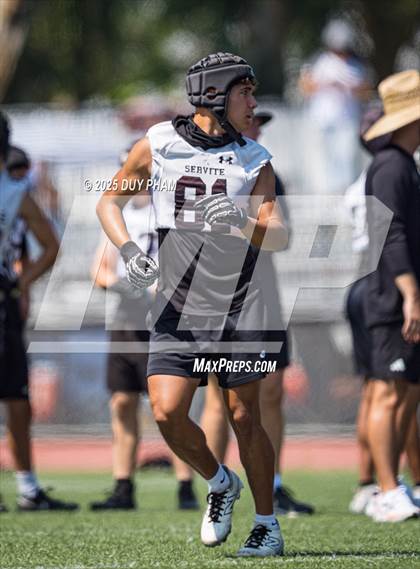 Thumbnail 3 in Serra vs Servite (7 on 7 Brave 8 Invitational) photogallery.