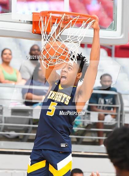 Thumbnail 2 in Cathedral vs. Democracy Prep Agassi Campus - Section 7 Basketball Tournament photogallery.
