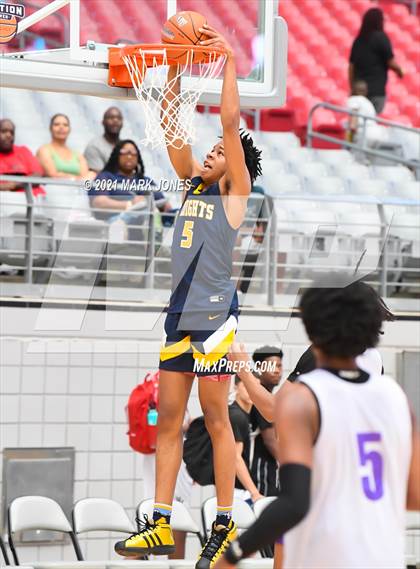 Thumbnail 1 in Cathedral vs. Democracy Prep Agassi Campus - Section 7 Basketball Tournament photogallery.