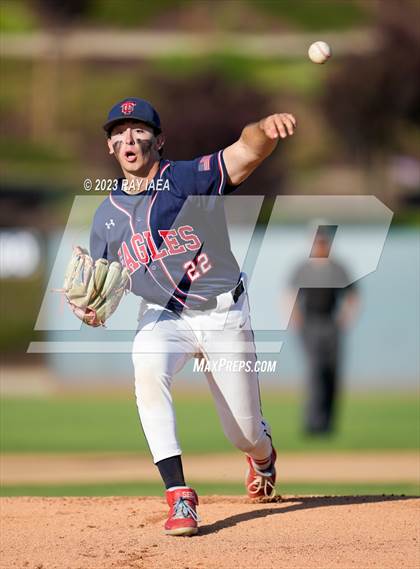 Thumbnail 3 in Turlock Christian vs. Ripon Christian (CIF SJS D7 Final) photogallery.