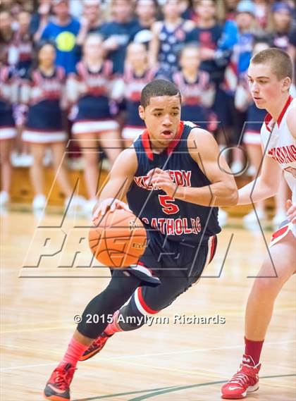 Thumbnail 3 in Stanwood vs. Kennedy Catholic photogallery.