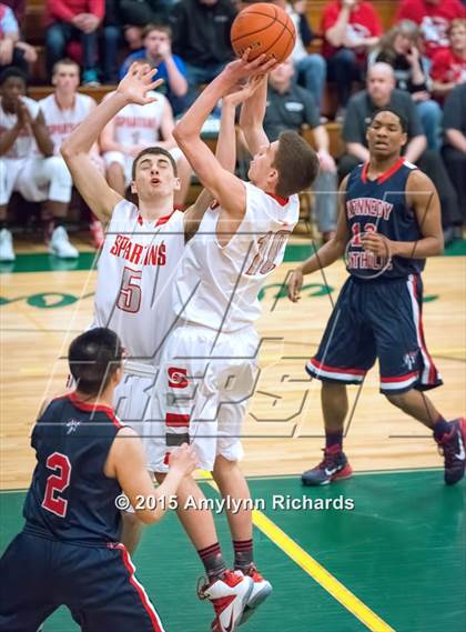 Thumbnail 3 in Stanwood vs. Kennedy Catholic photogallery.
