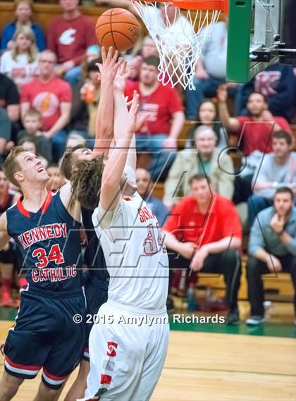 Thumbnail 2 in Stanwood vs. Kennedy Catholic photogallery.
