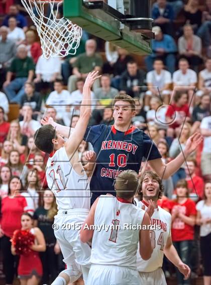Thumbnail 3 in Stanwood vs. Kennedy Catholic photogallery.