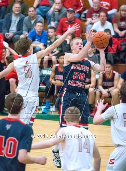 Thumbnail 3 in Stanwood vs. Kennedy Catholic photogallery.