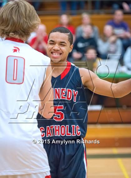 Thumbnail 2 in Stanwood vs. Kennedy Catholic photogallery.