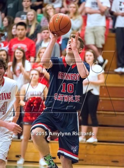 Thumbnail 1 in Stanwood vs. Kennedy Catholic photogallery.
