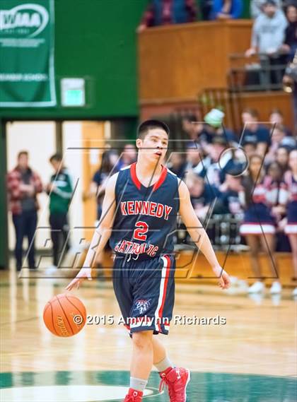 Thumbnail 3 in Stanwood vs. Kennedy Catholic photogallery.