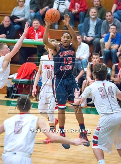 Thumbnail 2 in Stanwood vs. Kennedy Catholic photogallery.