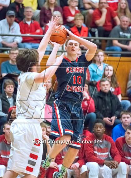 Thumbnail 1 in Stanwood vs. Kennedy Catholic photogallery.