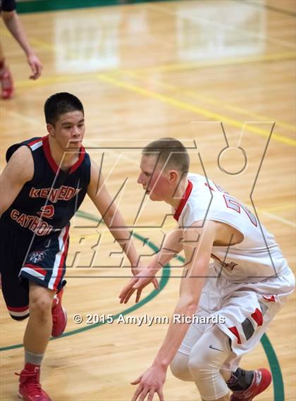 Thumbnail 3 in Stanwood vs. Kennedy Catholic photogallery.