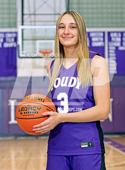 Thumbnail 3 in Coudersport Girls Basketball Team Photos photogallery.
