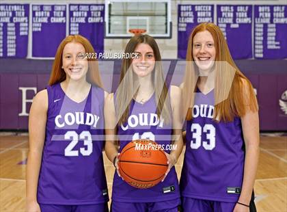 Thumbnail 2 in Coudersport Girls Basketball Team Photos photogallery.