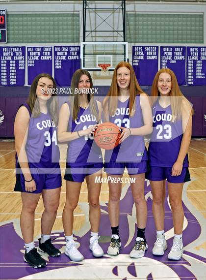 Thumbnail 3 in Coudersport Girls Basketball Team Photos photogallery.