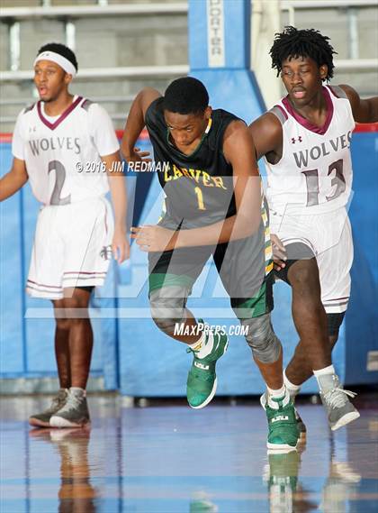 Thumbnail 2 in Mansfield Timberview vs Carver (Thanksgiving Hoopfest) photogallery.