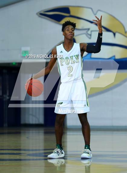 Thumbnail 2 in Long Beach Poly vs. Bishop Amat (St. John Bosco-Gahr Classic) photogallery.
