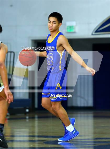 Thumbnail 2 in Long Beach Poly vs. Bishop Amat (St. John Bosco-Gahr Classic) photogallery.